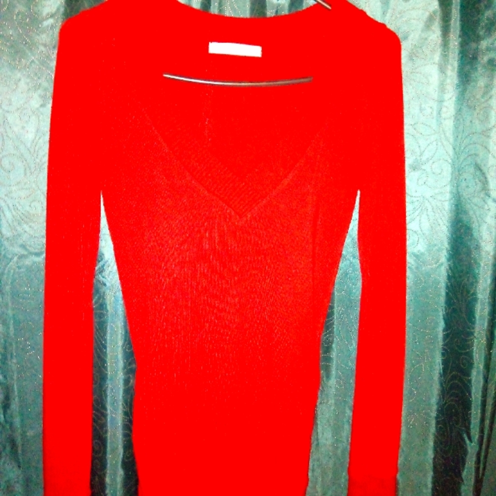 Red blouse